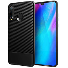 Silikon Hülle Handyhülle Gummi Schutzhülle Tasche Köper Y02 für Huawei Nova 4e Schwarz