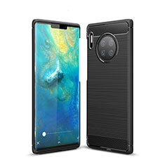 Silikon Hülle Handyhülle Gummi Schutzhülle Tasche Line für Huawei Mate 30 Schwarz