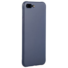 Silikon Hülle Handyhülle Gummi Schutzhülle TPU C02 für Apple iPhone 7 Plus Blau