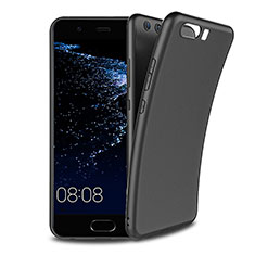 Silikon Hülle Handyhülle Gummi Schutzhülle TPU Q01 für Huawei P10 Plus Schwarz