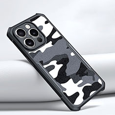 Silikon Hülle Handyhülle Gummi Schutzhülle XD1 für Apple iPhone 13 Pro Schwarz