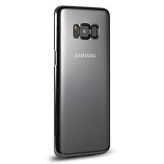 Silikon Hülle Handyhülle Rahmen Schutzhülle Durchsichtig Transparent für Samsung Galaxy S8 Plus Schwarz