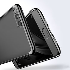 Silikon Hülle Handyhülle Rahmen Schutzhülle Durchsichtig Transparent Matt für Xiaomi Mi 6 Schwarz