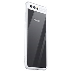 Silikon Hülle Handyhülle Rahmen Schutzhülle Durchsichtig Transparent Spiegel 360 Grad für Huawei Honor 9 Premium Weiß