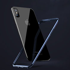 Silikon Hülle Handyhülle Rahmen Schutzhülle Gel für Apple iPhone Xs Max Blau