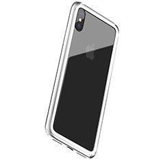 Silikon Hülle Handyhülle Rahmen Schutzhülle Gel für Apple iPhone Xs Max Weiß
