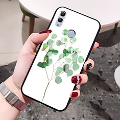 Silikon Hülle Handyhülle Rahmen Schutzhülle Spiegel Blumen für Huawei Honor 10 Lite Grün