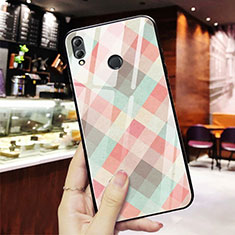 Silikon Hülle Handyhülle Rahmen Schutzhülle Spiegel Modisch Muster für Huawei Honor 8X Plusfarbig