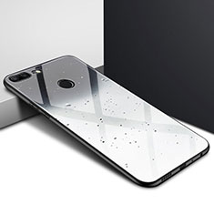 Silikon Hülle Handyhülle Rahmen Schutzhülle Spiegel Modisch Muster für Huawei Honor 9 Lite Schwarz