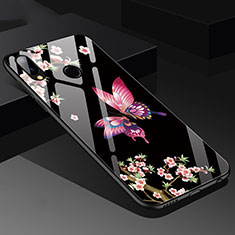 Silikon Hülle Handyhülle Rahmen Schutzhülle Spiegel Schmetterling für Huawei P20 Lite Rosa
