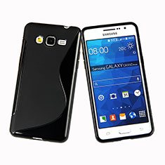 Silikon Hülle Handyhülle S-Line Schutzhülle für Samsung Galaxy Grand Prime SM-G530H Schwarz