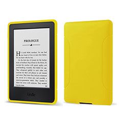 Silikon Hülle Handyhülle Ultra Dünn Flexible Schutzhülle 360 Grad Ganzkörper Tasche für Amazon Kindle 6 inch Gelb