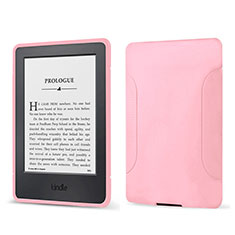 Silikon Hülle Handyhülle Ultra Dünn Flexible Schutzhülle 360 Grad Ganzkörper Tasche für Amazon Kindle 6 inch Rosa