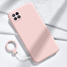 Silikon Hülle Handyhülle Ultra Dünn Flexible Schutzhülle 360 Grad Ganzkörper Tasche für Huawei Enjoy 20 5G Rosa