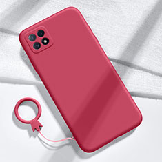 Silikon Hülle Handyhülle Ultra Dünn Flexible Schutzhülle 360 Grad Ganzkörper Tasche für Huawei Enjoy 20 5G Rot