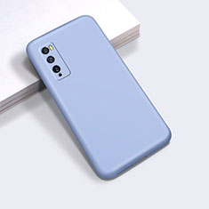 Silikon Hülle Handyhülle Ultra Dünn Flexible Schutzhülle 360 Grad Ganzkörper Tasche für Huawei Enjoy 20 Pro 5G Hellblau