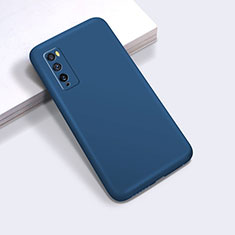 Silikon Hülle Handyhülle Ultra Dünn Flexible Schutzhülle 360 Grad Ganzkörper Tasche für Huawei Enjoy Z 5G Blau
