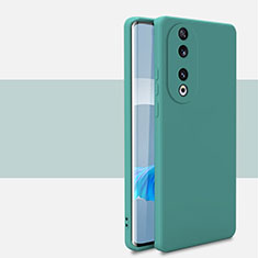 Silikon Hülle Handyhülle Ultra Dünn Flexible Schutzhülle 360 Grad Ganzkörper Tasche für Huawei Honor 90 Pro 5G Grün