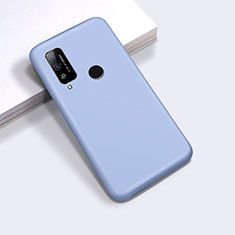 Silikon Hülle Handyhülle Ultra Dünn Flexible Schutzhülle 360 Grad Ganzkörper Tasche für Huawei Honor Play4T Hellblau