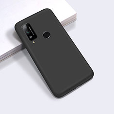 Silikon Hülle Handyhülle Ultra Dünn Flexible Schutzhülle 360 Grad Ganzkörper Tasche für Huawei Honor Play4T Schwarz