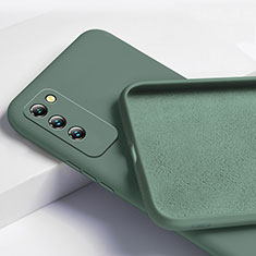 Silikon Hülle Handyhülle Ultra Dünn Flexible Schutzhülle 360 Grad Ganzkörper Tasche für Huawei Honor X10 5G Grün
