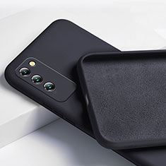 Silikon Hülle Handyhülle Ultra Dünn Flexible Schutzhülle 360 Grad Ganzkörper Tasche für Huawei Honor X10 5G Schwarz