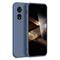 Silikon Hülle Handyhülle Ultra Dünn Flexible Schutzhülle 360 Grad Ganzkörper Tasche für Huawei Honor X5 Plus Lavendel Grau