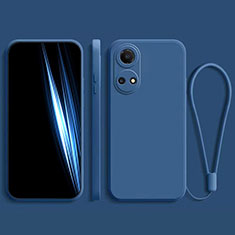 Silikon Hülle Handyhülle Ultra Dünn Flexible Schutzhülle 360 Grad Ganzkörper Tasche für Huawei Honor X7 Blau