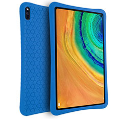 Silikon Hülle Handyhülle Ultra Dünn Flexible Schutzhülle 360 Grad Ganzkörper Tasche für Huawei MatePad Pro Blau
