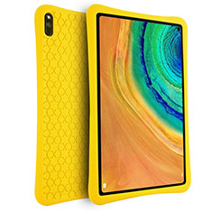 Silikon Hülle Handyhülle Ultra Dünn Flexible Schutzhülle 360 Grad Ganzkörper Tasche für Huawei MatePad Pro Gelb