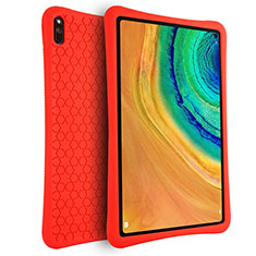 Silikon Hülle Handyhülle Ultra Dünn Flexible Schutzhülle 360 Grad Ganzkörper Tasche für Huawei MatePad Pro Rot