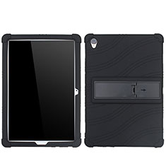 Silikon Hülle Handyhülle Ultra Dünn Flexible Schutzhülle 360 Grad Ganzkörper Tasche für Huawei MediaPad M6 10.8 Schwarz