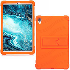 Silikon Hülle Handyhülle Ultra Dünn Flexible Schutzhülle 360 Grad Ganzkörper Tasche für Huawei MediaPad M6 8.4 Orange