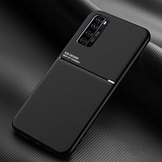 Silikon Hülle Handyhülle Ultra Dünn Flexible Schutzhülle 360 Grad Ganzkörper Tasche für Huawei Nova 7 5G Schwarz