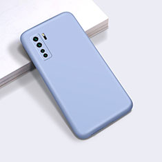 Silikon Hülle Handyhülle Ultra Dünn Flexible Schutzhülle 360 Grad Ganzkörper Tasche für Huawei Nova 7 SE 5G Hellblau