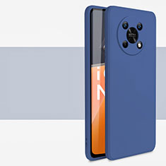 Silikon Hülle Handyhülle Ultra Dünn Flexible Schutzhülle 360 Grad Ganzkörper Tasche für Huawei Nova Y90 Blau