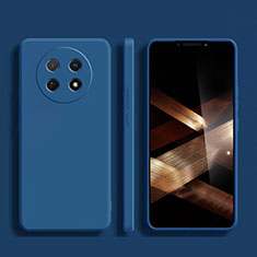Silikon Hülle Handyhülle Ultra Dünn Flexible Schutzhülle 360 Grad Ganzkörper Tasche für Huawei Nova Y91 Blau