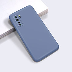 Silikon Hülle Handyhülle Ultra Dünn Flexible Schutzhülle 360 Grad Ganzkörper Tasche für Huawei P40 Lite 5G Grau