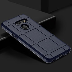 Silikon Hülle Handyhülle Ultra Dünn Flexible Schutzhülle 360 Grad Ganzkörper Tasche für LG G8 ThinQ Blau