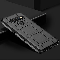 Silikon Hülle Handyhülle Ultra Dünn Flexible Schutzhülle 360 Grad Ganzkörper Tasche für LG V50 ThinQ 5G Schwarz