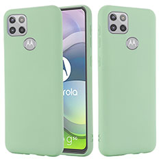 Silikon Hülle Handyhülle Ultra Dünn Flexible Schutzhülle 360 Grad Ganzkörper Tasche für Motorola Moto G 5G Grün