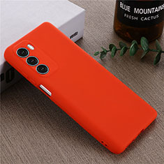 Silikon Hülle Handyhülle Ultra Dünn Flexible Schutzhülle 360 Grad Ganzkörper Tasche für Motorola Moto G200 5G Rot