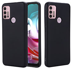 Silikon Hülle Handyhülle Ultra Dünn Flexible Schutzhülle 360 Grad Ganzkörper Tasche für Motorola Moto G30 Schwarz