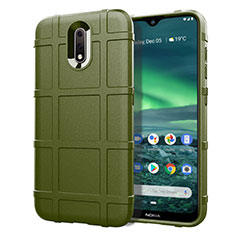 Silikon Hülle Handyhülle Ultra Dünn Flexible Schutzhülle 360 Grad Ganzkörper Tasche für Nokia 2.3 Grün
