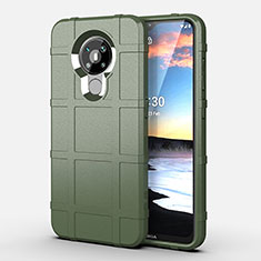 Silikon Hülle Handyhülle Ultra Dünn Flexible Schutzhülle 360 Grad Ganzkörper Tasche für Nokia 5.3 Grün