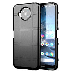 Silikon Hülle Handyhülle Ultra Dünn Flexible Schutzhülle 360 Grad Ganzkörper Tasche für Nokia 8.3 5G Schwarz