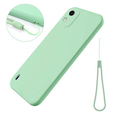 Silikon Hülle Handyhülle Ultra Dünn Flexible Schutzhülle 360 Grad Ganzkörper Tasche für Nokia C12 Grün