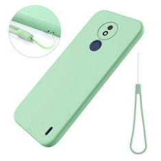 Silikon Hülle Handyhülle Ultra Dünn Flexible Schutzhülle 360 Grad Ganzkörper Tasche für Nokia C21 Grün