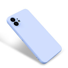 Silikon Hülle Handyhülle Ultra Dünn Flexible Schutzhülle 360 Grad Ganzkörper Tasche für Nothing Phone 1 Hellblau
