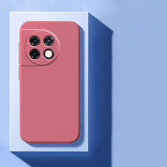 Silikon Hülle Handyhülle Ultra Dünn Flexible Schutzhülle 360 Grad Ganzkörper Tasche für OnePlus 11R 5G Rot